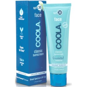 COOLA Classic Face Sunscreen Unscented SPF 30 - 50 ml (U)