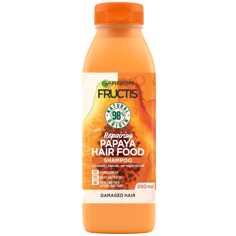 Garnier Fructis Papaya Hair Food Shampoo 350 ml Elegancce