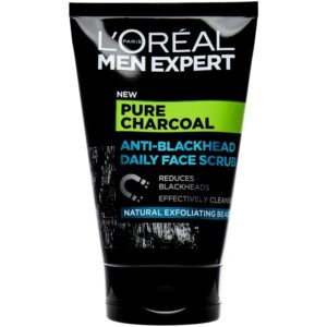 L'Oreal Men Expert Pure Charcoal Anti- Blackhead Daily Face Scrub 100 ml
