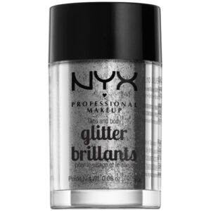 NYX Prof. Makeup Face & Body Glitter Brillants 2,5 gr. - Silver