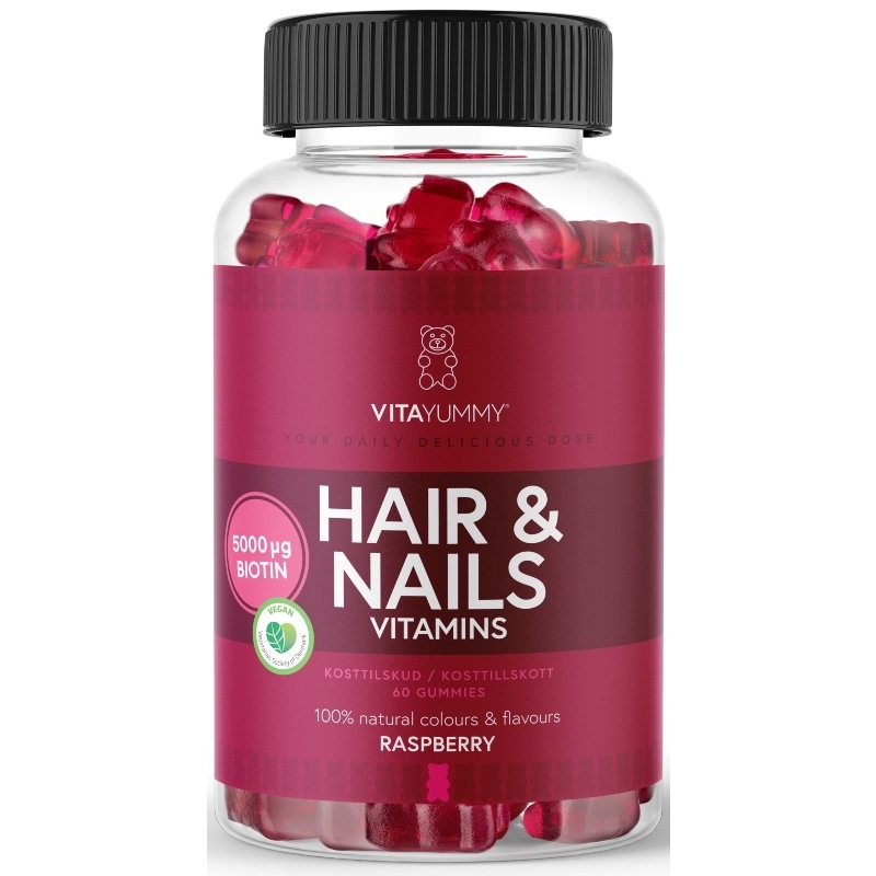 VitaYummy Hair & Nails Vitaminer 60 Pieces